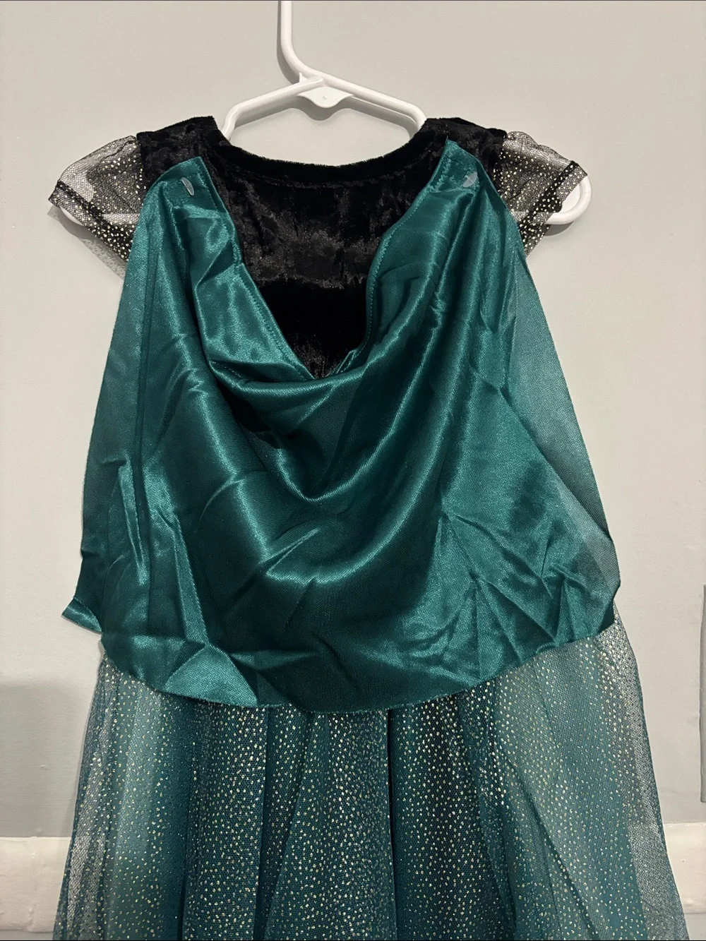 Disney Teal and Black Princess Dress with Purple Accents